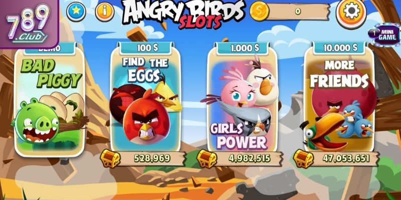 Angry Birds Slots 789CLUB Bí Quyết Đổi Đời Từ Trò Chơi Nổ Hũ 1 Tổng quan về thế giới Angry Birds Slots 789CLUB