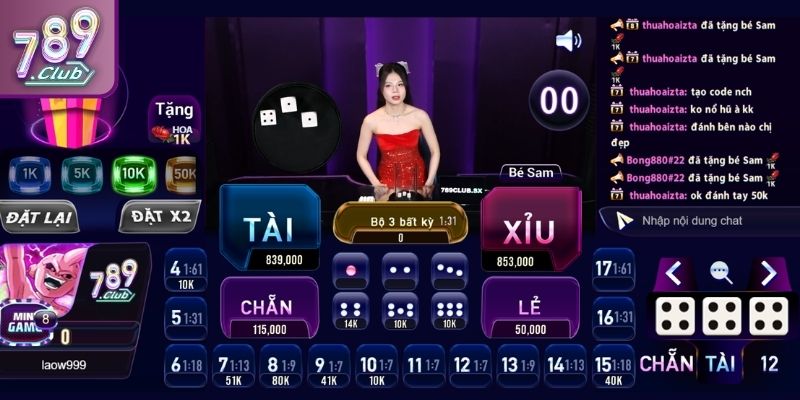 Hướng dẫn chơi Tài Xỉu 789CLUB với các hình thức cược nâng cao