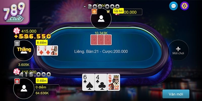 Luật chơi trò bài Liêng 789CLUB đơn giản