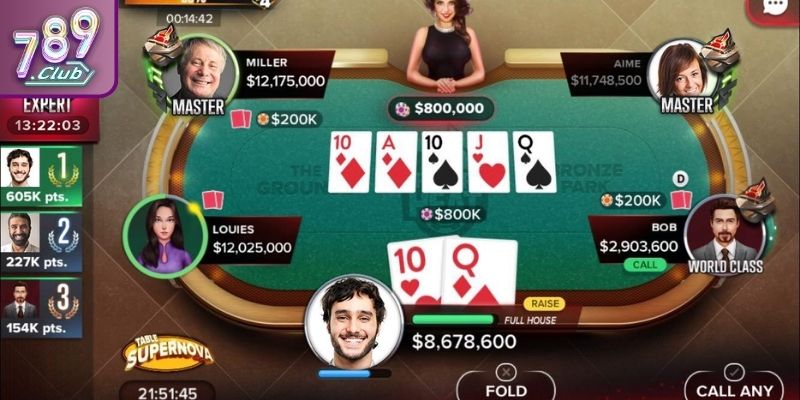 Poker 789CLUB – Trò Chơi Đánh Bài Thú Vị Nhiều Người Mê 2 Hướng dẫn quy trình chơi Xì Tố lần lượt từng bước